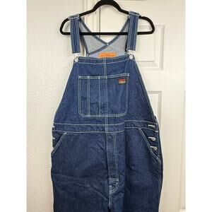 Levi’s Denim Overalls XXL Dark Wash Carpenter Bib Overalls Workwear